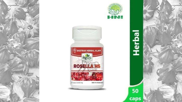 Kapsul Bunga Rosella HNI 50 pcs