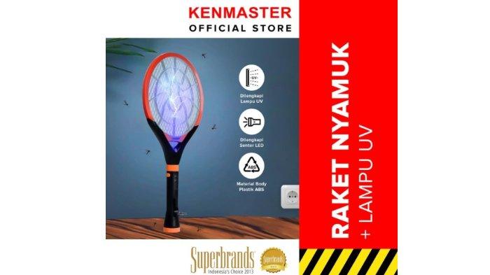 Kenmaster Raket Nyamuk + Senter UV - MOSQ017