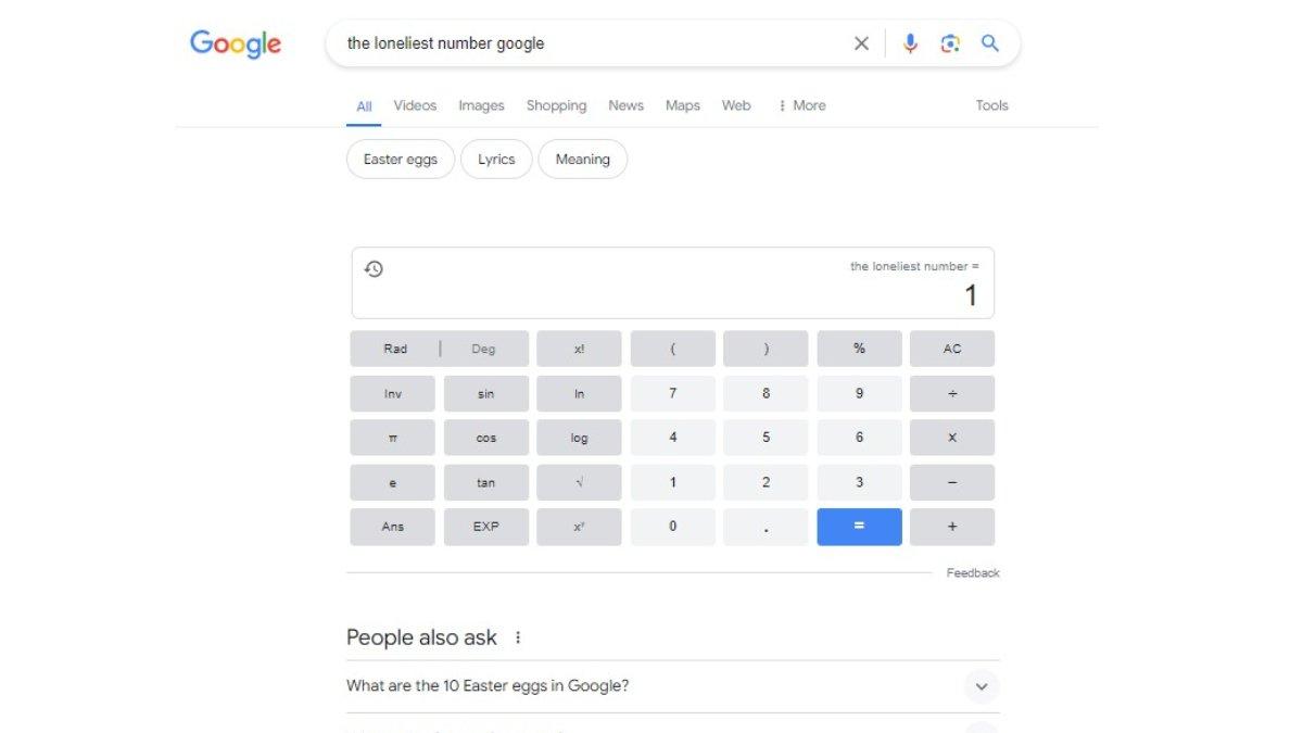 keyword yang satu ini jika kalian ketikkan maka google akan menjawab 1.