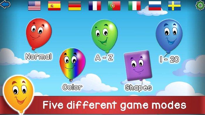 Game edukasi Kids Balloon Pop Game