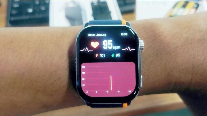 Ilustrasi detak jantung pada iWatch