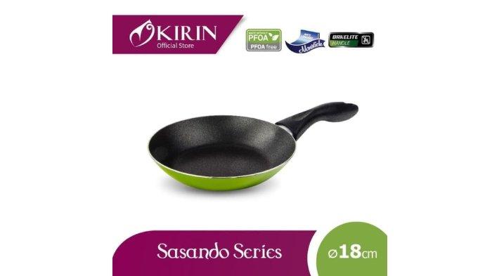 KIRIN Teflon Wajan Sasando Fry Pan berdiameter 18 cm.