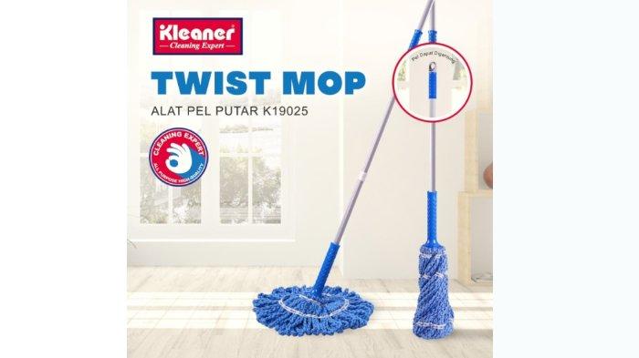 Kleaner Alat Pel Putar Twist Mop 
