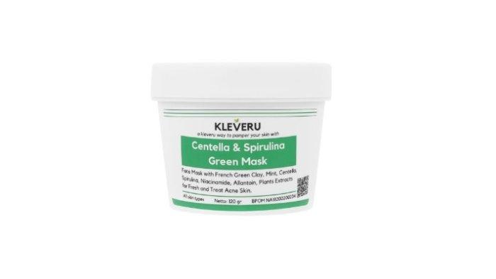 KLEVERU Centella and Spirulina Green Mask 200 gram