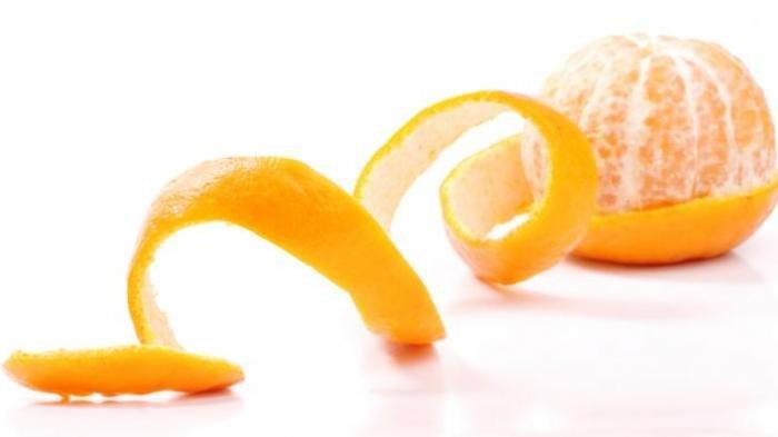 Ilustrasi kulit jeruk untuk usir laba-laba.