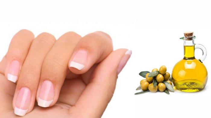 Ilustrasi mengatasi kulit kasar dengan minyak zaitun dicampur dengan garam.