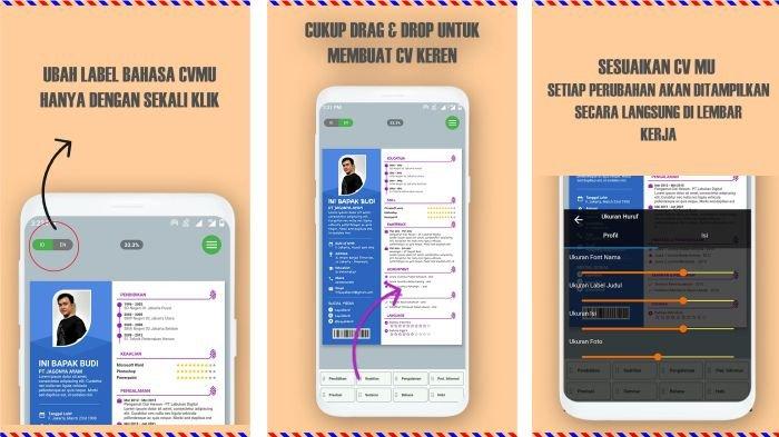 Aplikasi pembuat CV dengan kearifan lokal, Lamaranku