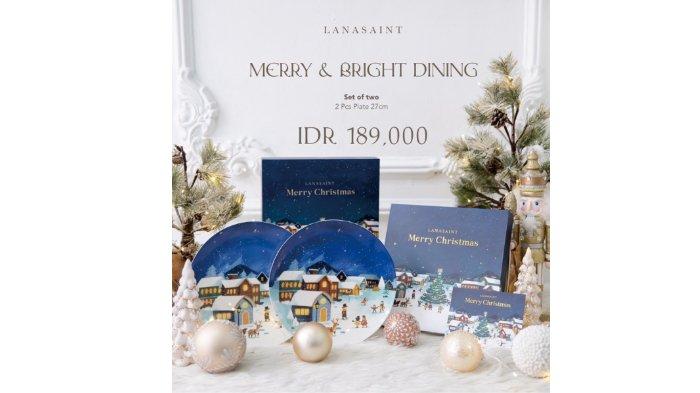 LANASAINT Christmas Hampers 2023 Winter Wonderland Tableware.