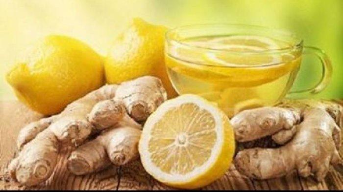 Minuman detoks Lemon Jahe