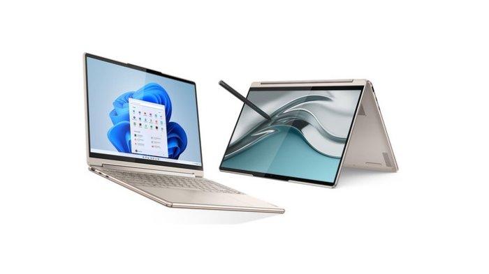 Ilustrasi laptop Lenovo Yoga 9i