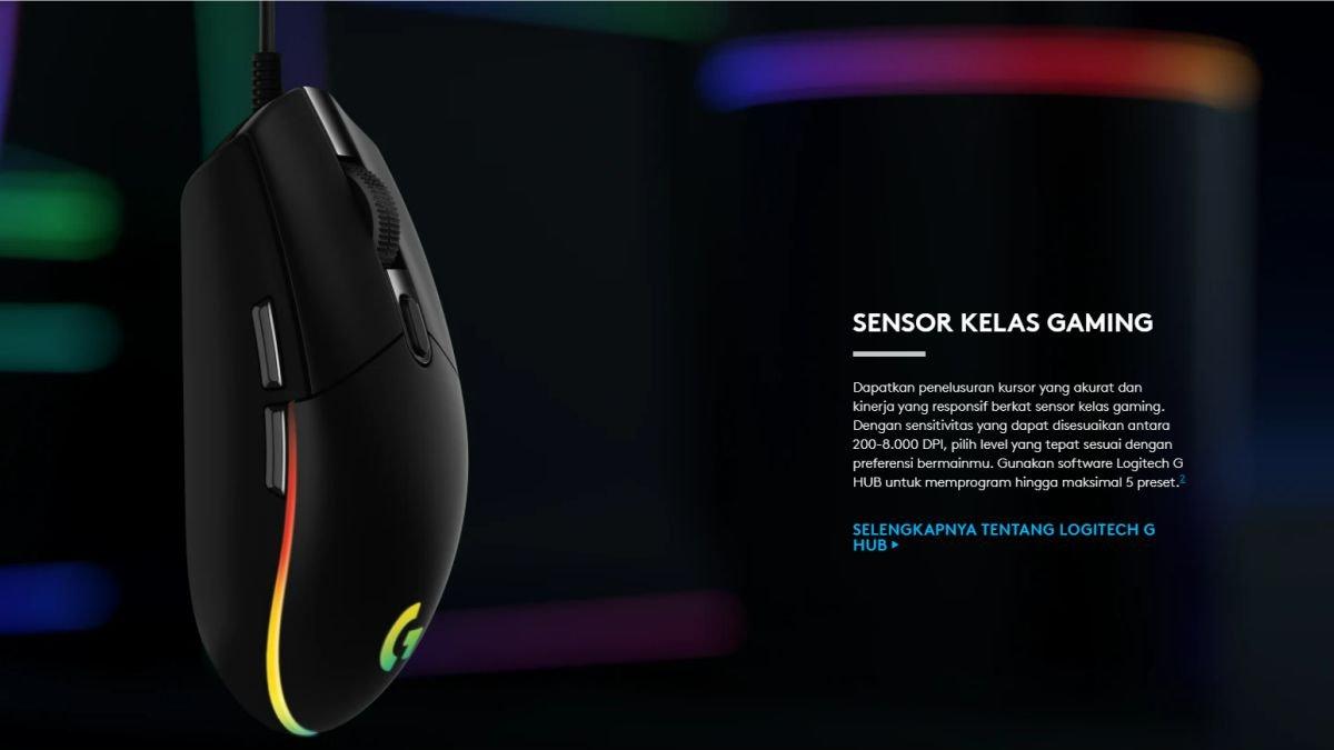 Mouse gaming logitech G203