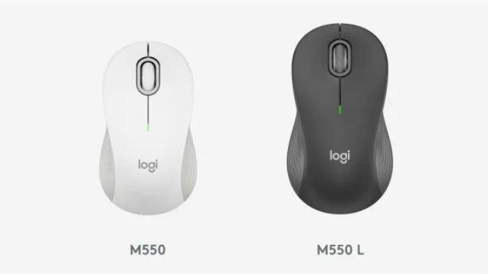 logitech Signature M550 hadir dalam dua opsi ukuran, reguler dan besar