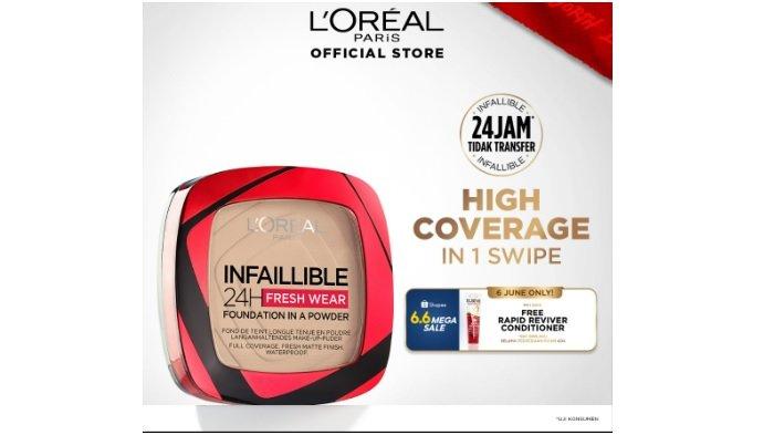 LOREAL Paris Infallible 24 Hour Fresh Wear Powder 9 gram.