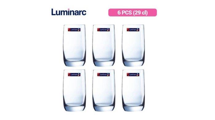 Luminarc Set 6 Pcs Gelas Tumbler Vigne Clear