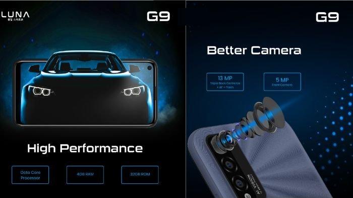 Performa dan kamera LUNA G9