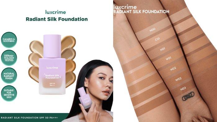 luxcrime Radiant Silk Foundation SPF 50 PA+++