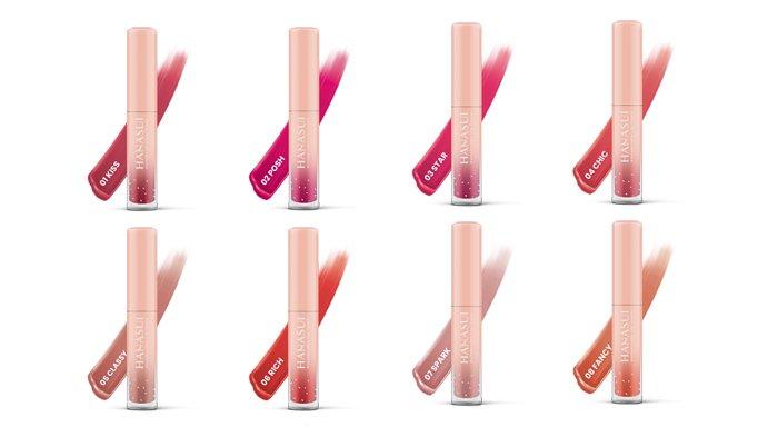 Hanasui Mattedorable Lip Cream memberikan hasil akhir velvet matte yang tahan lama.