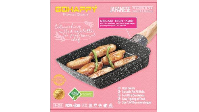 GOHAPPY Tamagoyaki Wajan Telur