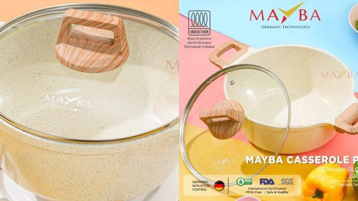 MAYBA INFINITY Panci Caserole Glow Granite