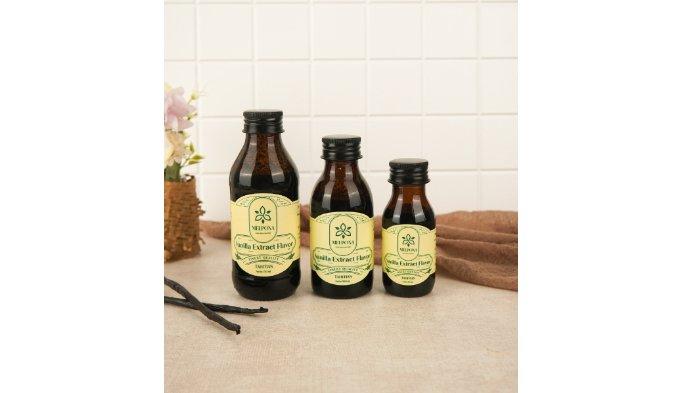 Melpona Vanilla Extract Flavor beragam kemasan.