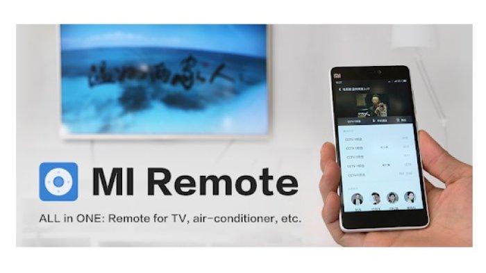 Ilustrasi aplikasi Mi Remote Controller