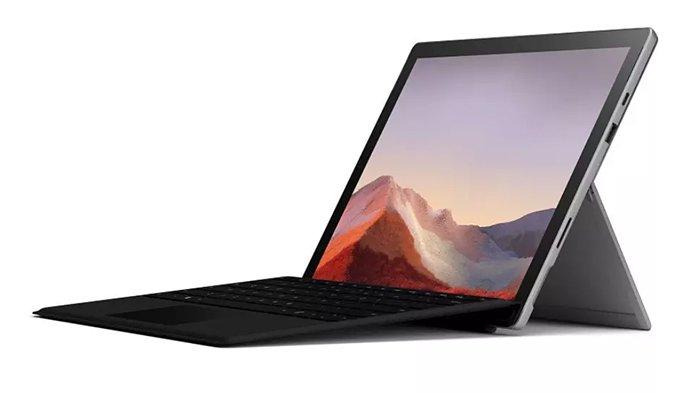Ilustrasi laptop Microsoft Surface Pro 7