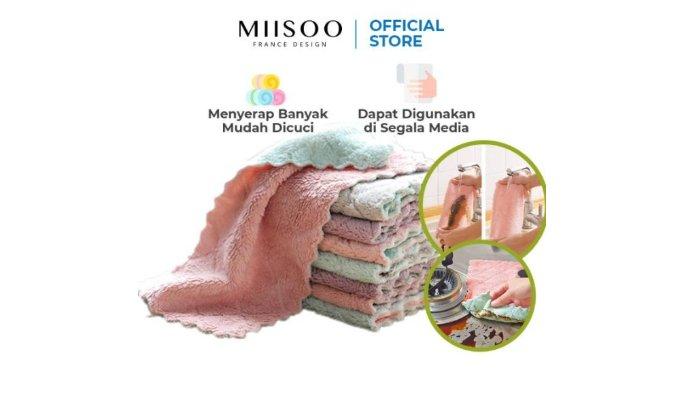 MIISOO Kain Lap Tebal Microfiber yang lebih multifungsi.