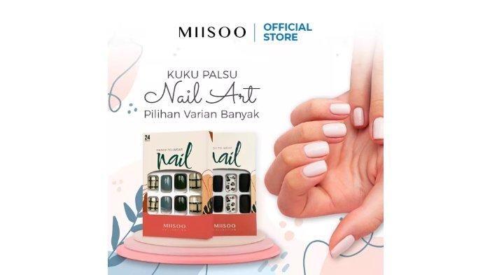MIISOO Kuku palsu Dan Lem Fake Nail