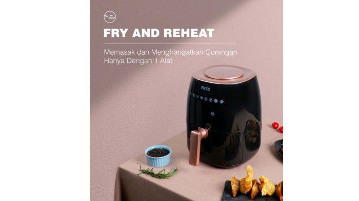 MITO DigiFry AF2 Air Fryer dirancang dengan material berkualitas 4 granite coating.