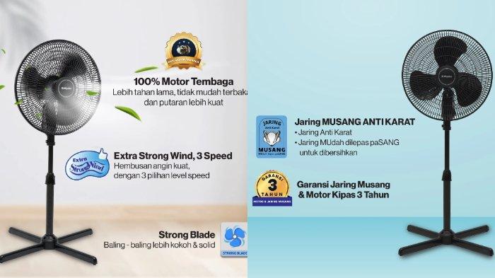 Miyako Kipas Angin KAS-1606 X PL