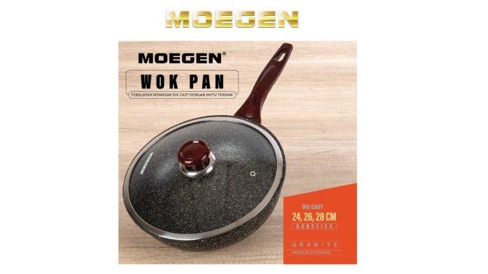 MOEGEN Wok Pan Granite Series.