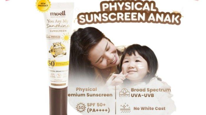 Moell Physical Sunscreen Anak & Bayi SPF 50+