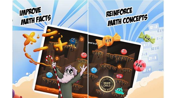 Game Monster Math bisa dimainkan di HP Android