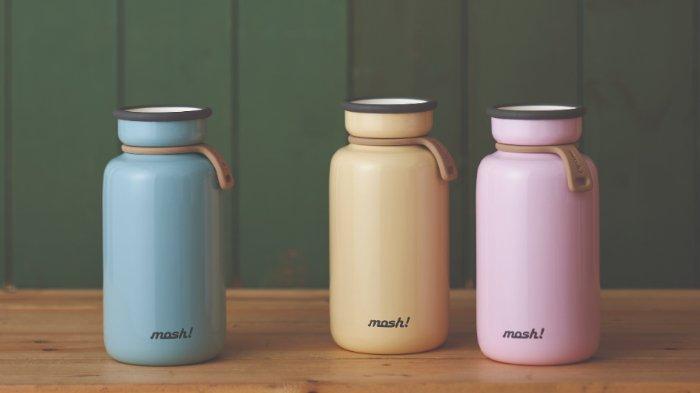 MOSH! Latte Bottle mampu jaga suhu panas dan dingin secara optimal, dibekali pula dengan handle silikon yang memudahkan