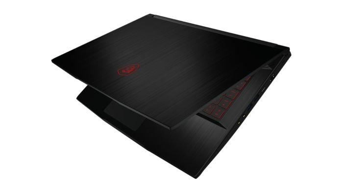 Desain laptop gaming MSI GF63 Thin 12VE
