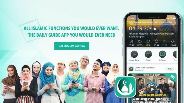 Ilustrasi aplikasi Muslim Go