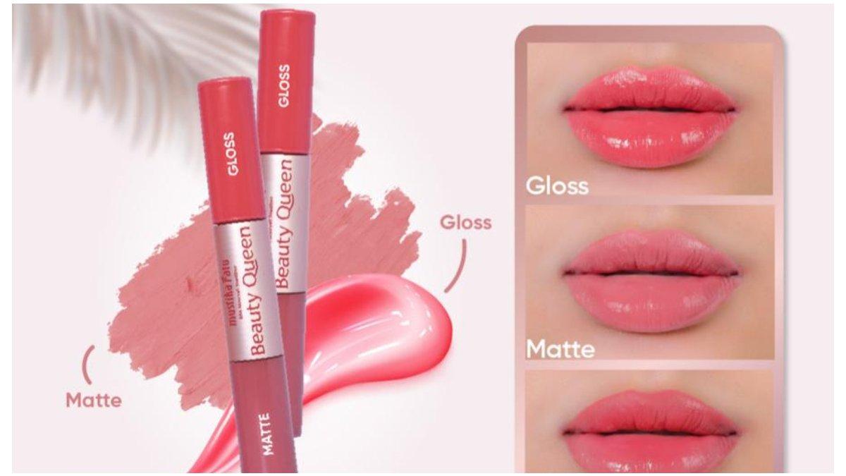 mustika ratu Beauty Queen Double Dose Lip Matte & Gloss