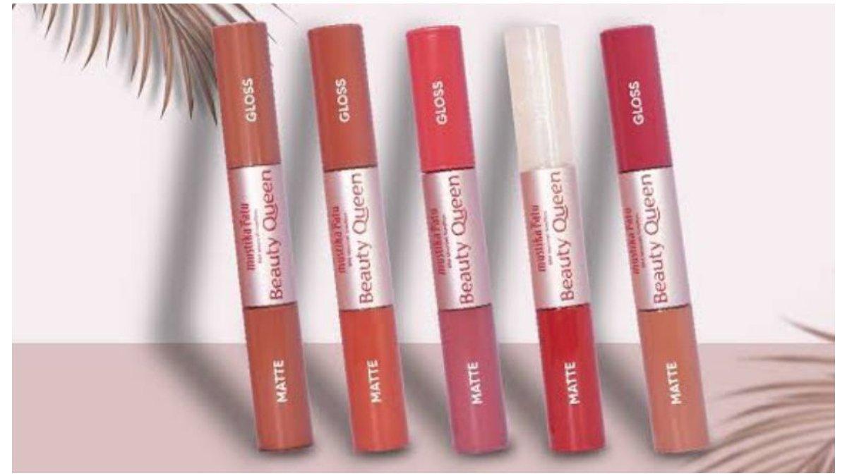 mustika ratu Beauty Queen Double Dose Lip Matte & Gloss