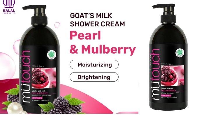 MuTouch Goats Milk Shower Cream Pearl and Mulberry