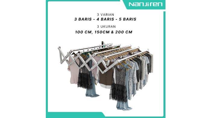 Nanjiren Jemuran Dinding Stainless Steel 