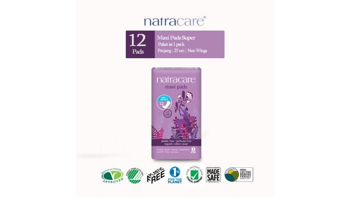 natracare Maxi Pads 12 pieces.