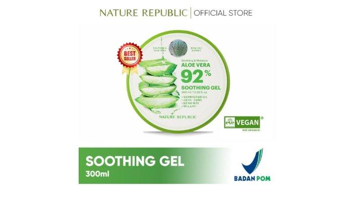 NATURE REPUBLIC Aloe Vera 92 persen Soothing Gel 300 ml.