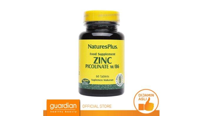 Natures Plus Zinc Picolinate with Vitamin B6 60 tablet.