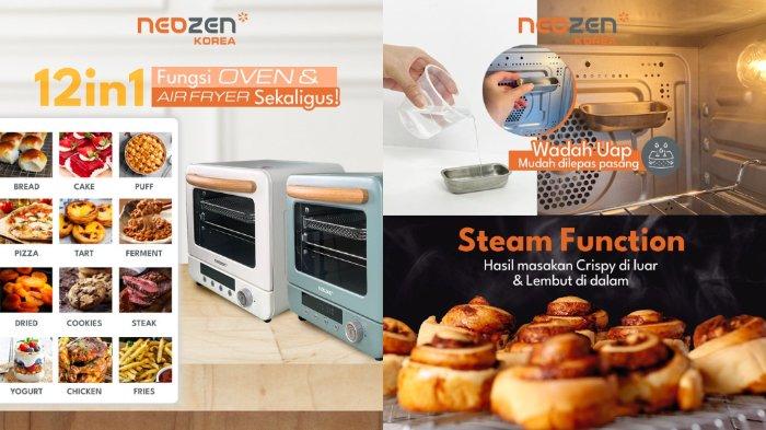 Neozen Air Fryer Oven hadir dengan teknologi hot air circulation.