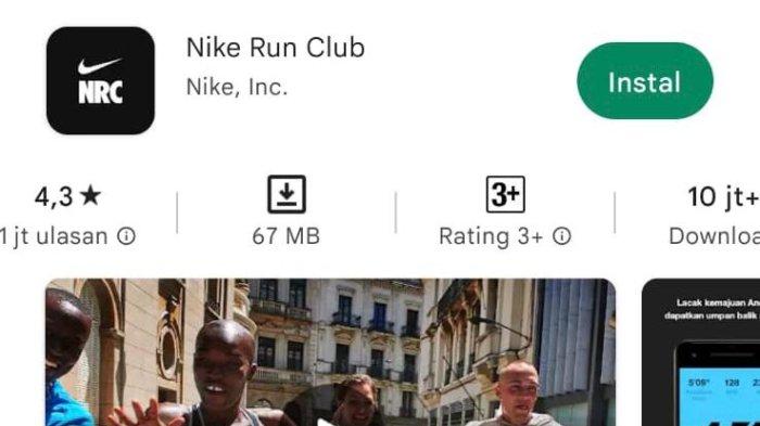 Aplikasi NIKE Run Club