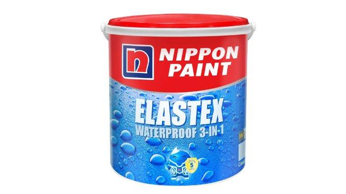 Nippon Paint - Elastex Waterproof 3In1 -4kg- Cat Pelapis Anti-Bocor