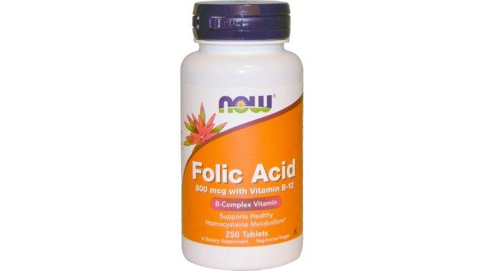 NOW Foods Folic Acid 800mcg Vitamin B12 B Complex