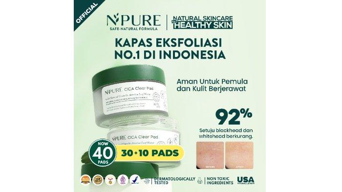 NPURE Acne Clear Pad Cica 100 gram.