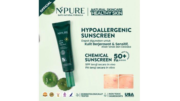 NPURE Sunscreen Cica Beat The Sun 35 ml.