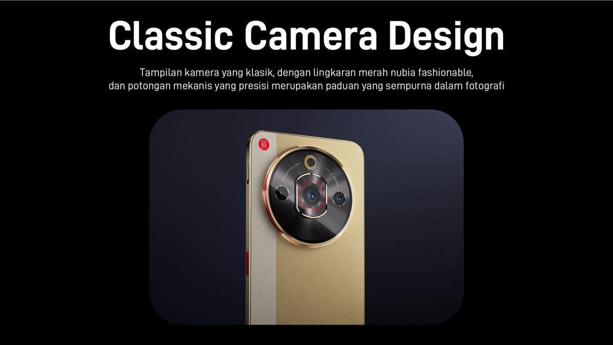 Desain modul kamera nubia Focus Pro 5G
